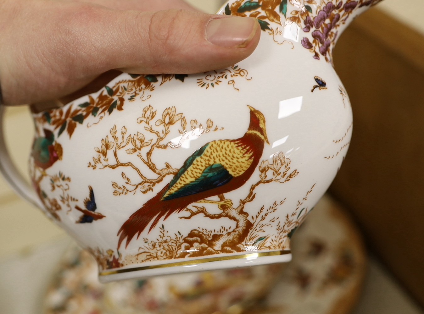 A Royal Crown Derby 'Olde Avesbury' part dinner service